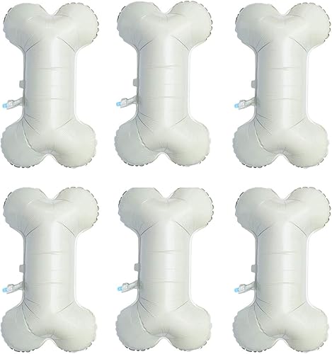 Globo de hueso de perro de hoja de hueso para mascotas Mylar Globos para la fiesta de la ducha del bebé Decoración 6pcs Globo de hueso de perro de hoja de hueso para mascotas Mylar Globos para la fiesta de la ducha del bebé Decoración 6pcs