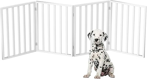 Miniatura 16 de Puerta para Mascotas - Valla Plegable para Perros de 3 Paneles para Interiores para Escaleras, Pasillos o Entradas - Puertas para Perros
