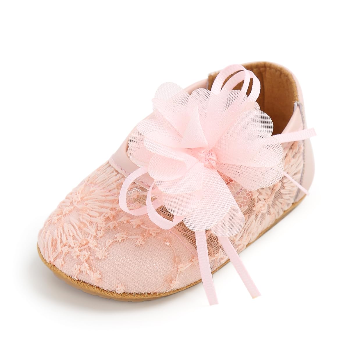 RVROVIC Baby Girl Moccasins Infant Princess Sparkly Premium Lightweight Soft Sole Prewalker Toddler Girls Shoes — view 21