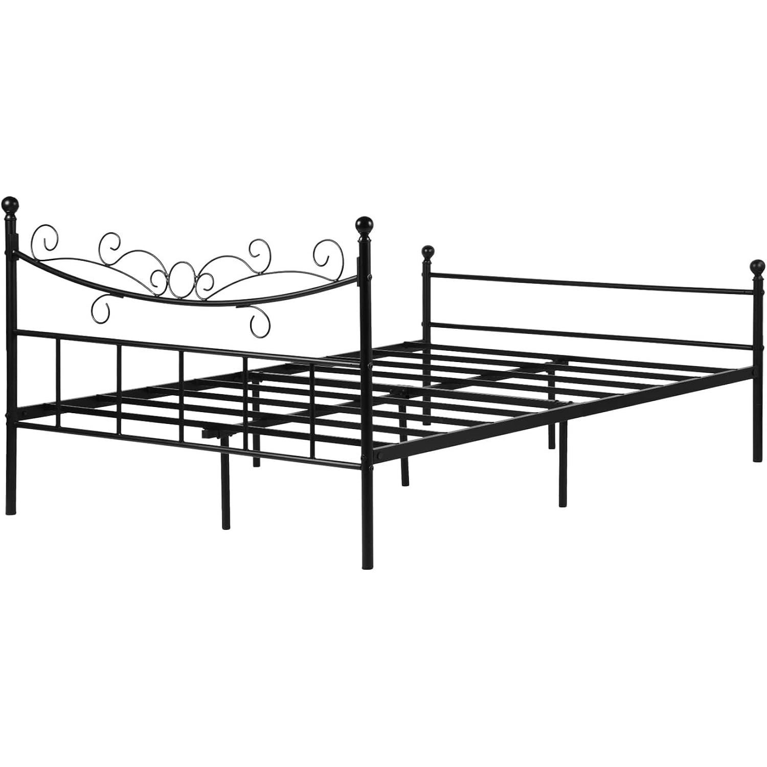 FurnitureR Full Bed Frame HeavyDuty Full Double Size Metal