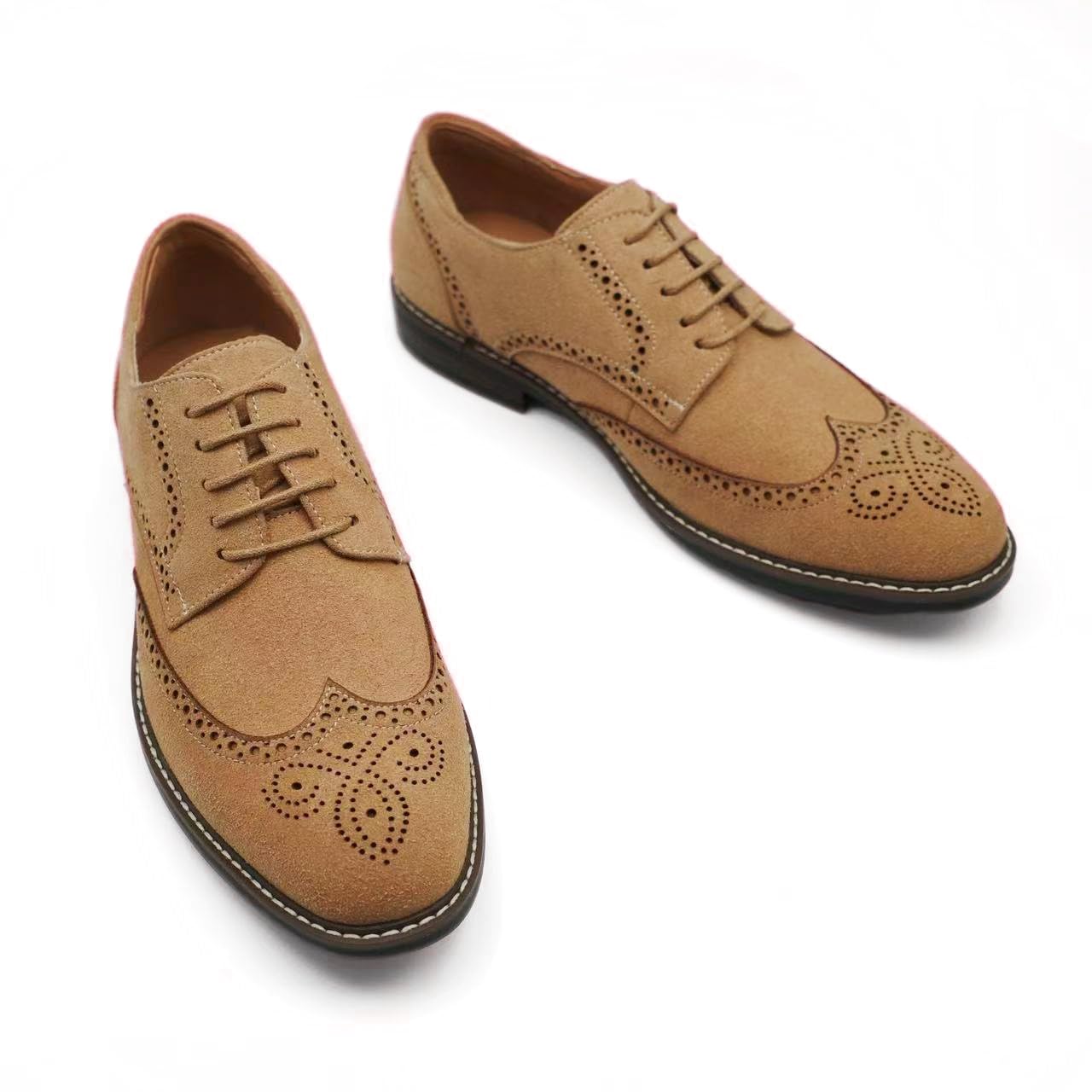 Finishing & Sewing Chaussures à lacets Oxford classiques pour homme