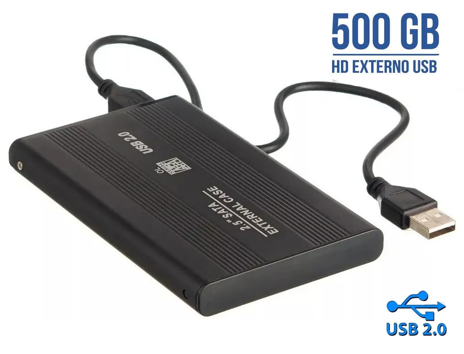 HD Externo 500GB USB 2.0 Portátil Compatível Mac e PC | Amazon.com.br