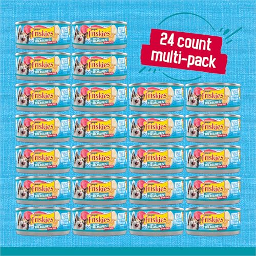 Purina Friskies Tasty Treasures with Cheese Nassfutter für Katzen, 14 ml, 24 Stück Dosen, (24) 5.5 oz. Cans, Ocean Fish, Tuna & Cheese – Ansicht 4