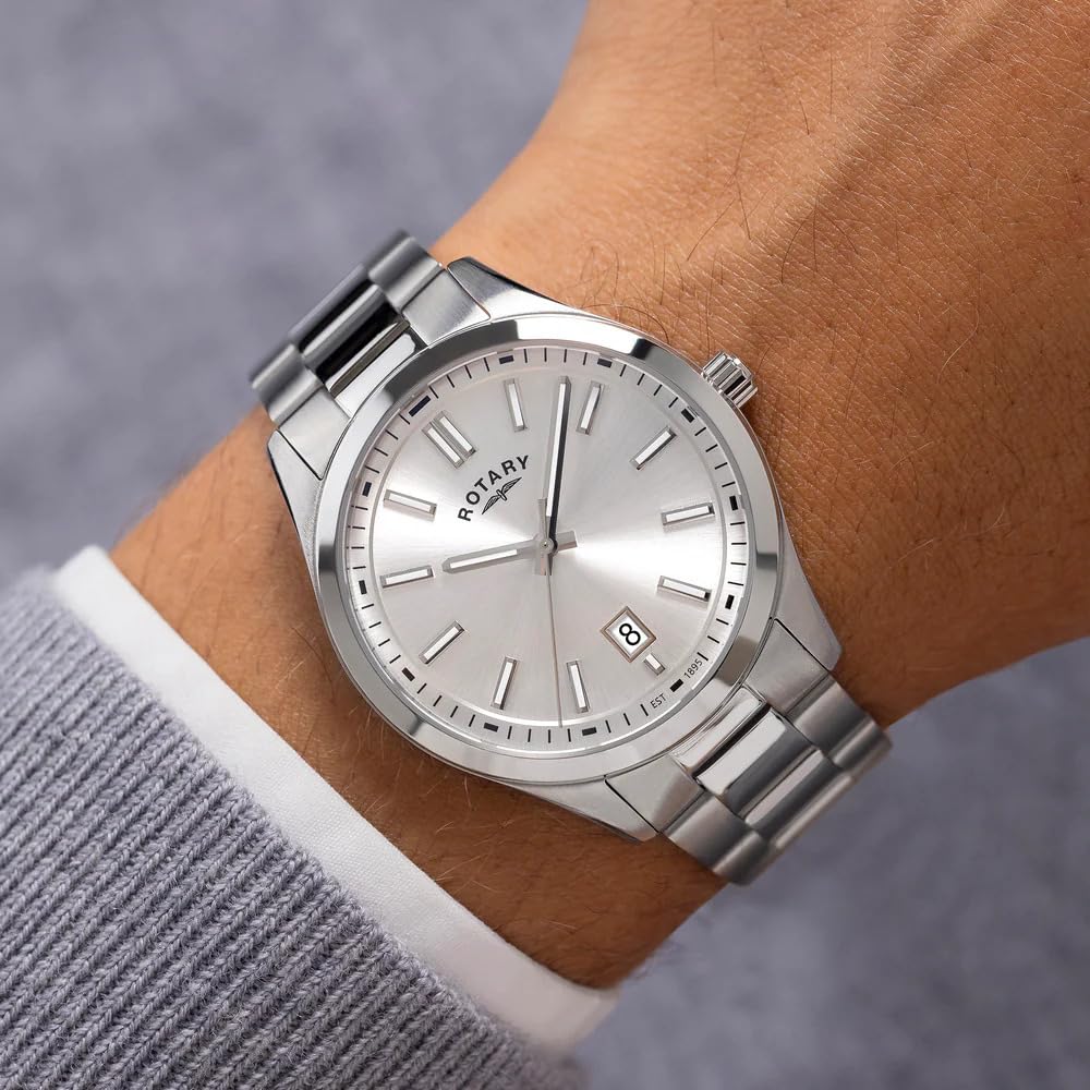 Rotary Orologio contemporaneo da uomo - GB05520/06, bianco, contemporaneo