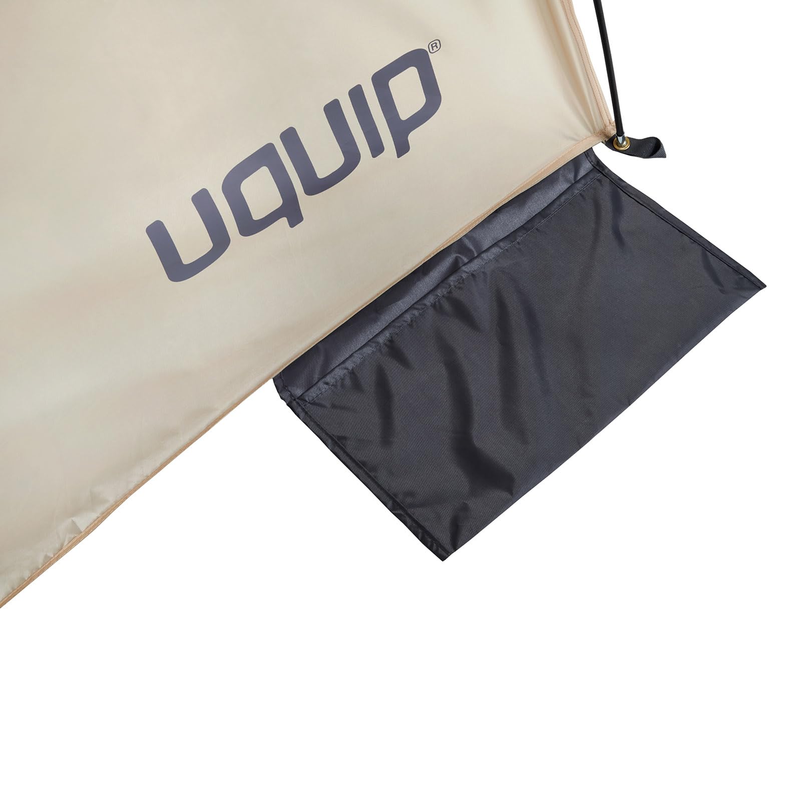 Uquip Tenda da spiaggia Shelly Sand I 165 x 140 x 120 cm, UPF 50+, tenda da spiaggia per proteggere da sole, vento e pioggia, tenda da spiaggia portatile, ideale per spiaggia, campeggio e picnic