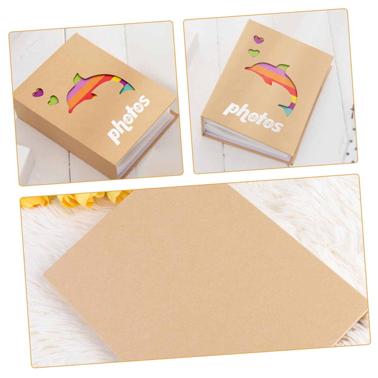 VICASKY 4piezas Álbum De Infantil Para Bebés Álbum De Recuerdos Diseño De Capacidad Para Imágenes Para Registrar Momentos Especiales y Crecimiento
