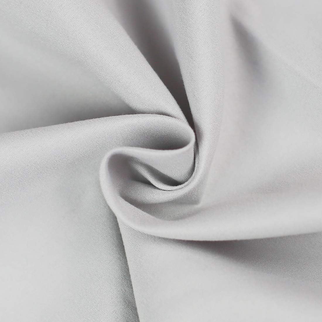 Basic Choice 2-Pack Flat Sheets, Breathable Series Bed Top Sheet, Wrinkle, Fade Resistant, Standard 100 by Oeko-Tex - Twin, Gray