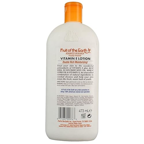 Miniatura 3 de Fruit of The Earth Gentle Healing - Loción para el cuidado de la piel con vitamina E, 16 onzas líquidas (paquete de 3)
