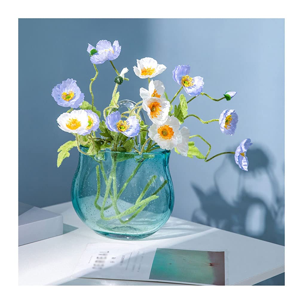 Fleurs simulées poétiques et coquelicot pour une ambiance chaleureuse