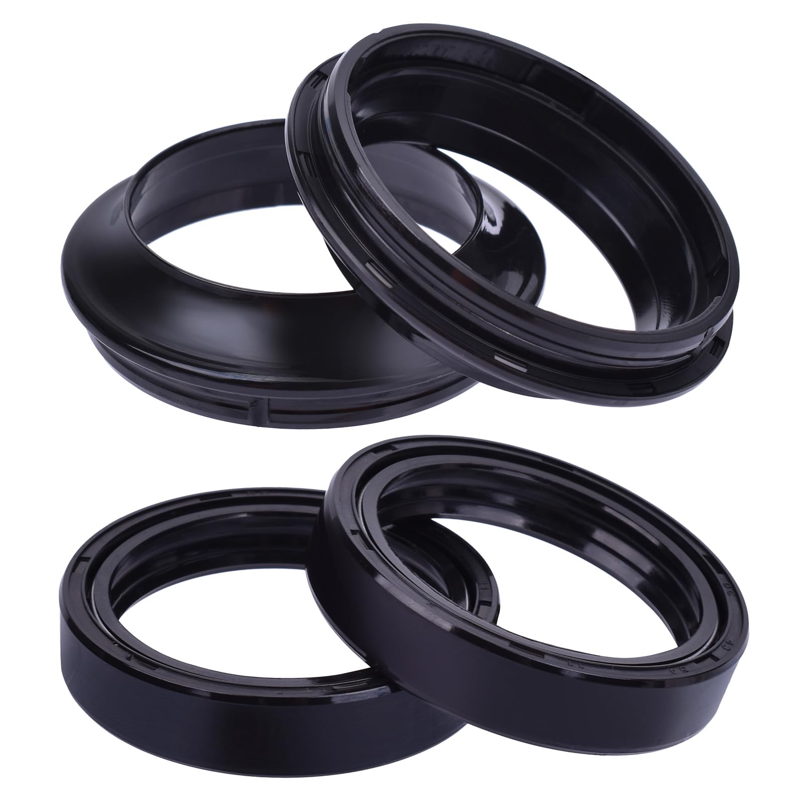 njs フォーク Amazon.com: 43 mm Front Fork Seal kit 43x54x11 mm for Kawasaki for