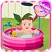 Baby Baden im Freien