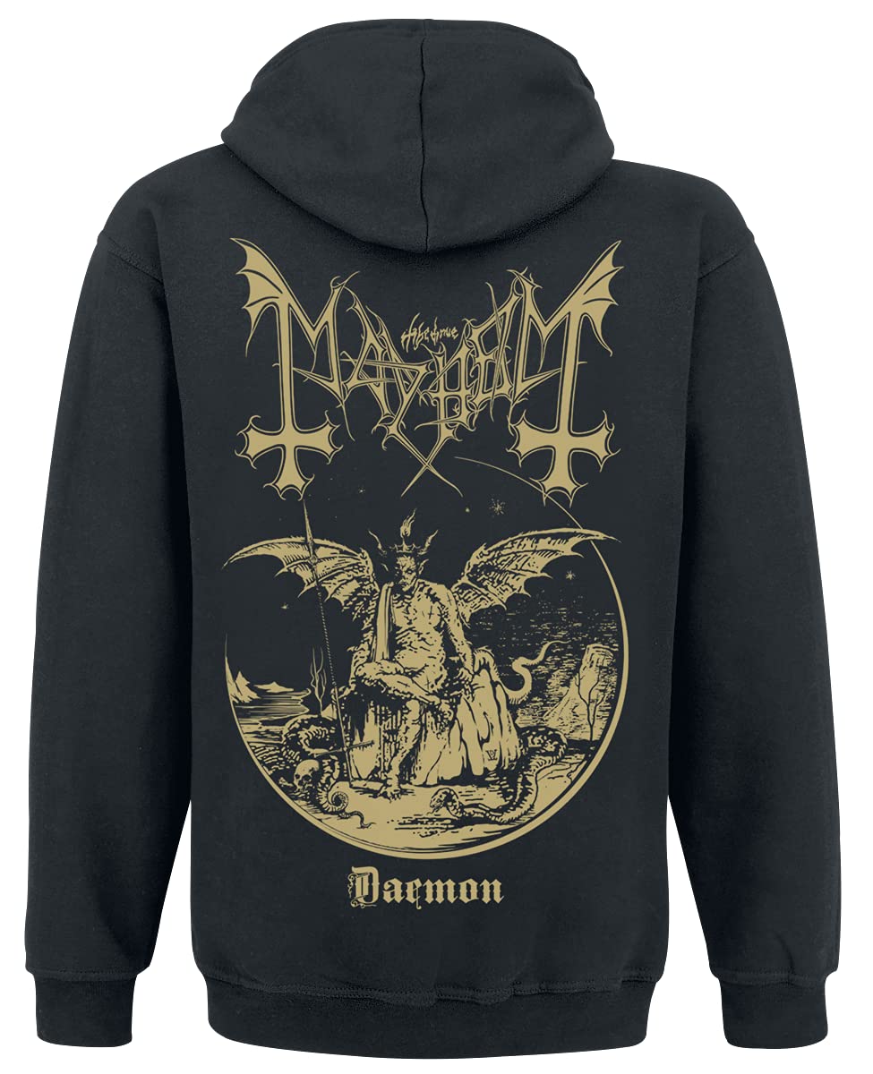 Mayhem Daemon Männer Kapuzenjacke schwarz Band-Merch, Bands, Horror