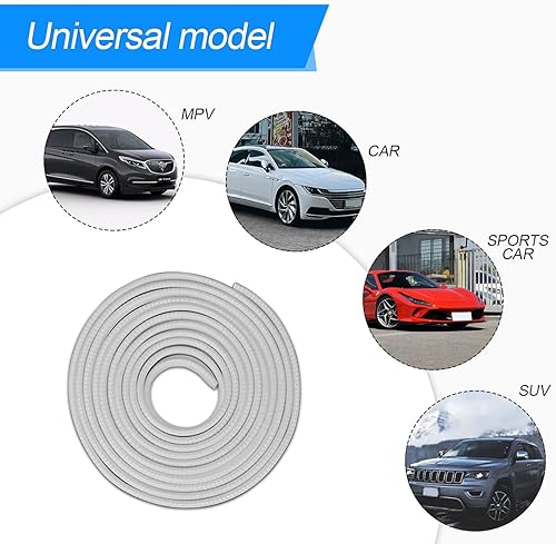 Miniatura 6 de Protectores de Borde para Puertas de Automóvil, Sello de Goma Universal en Forma de U para Protección de Puertas de Automóvil, Protectores de