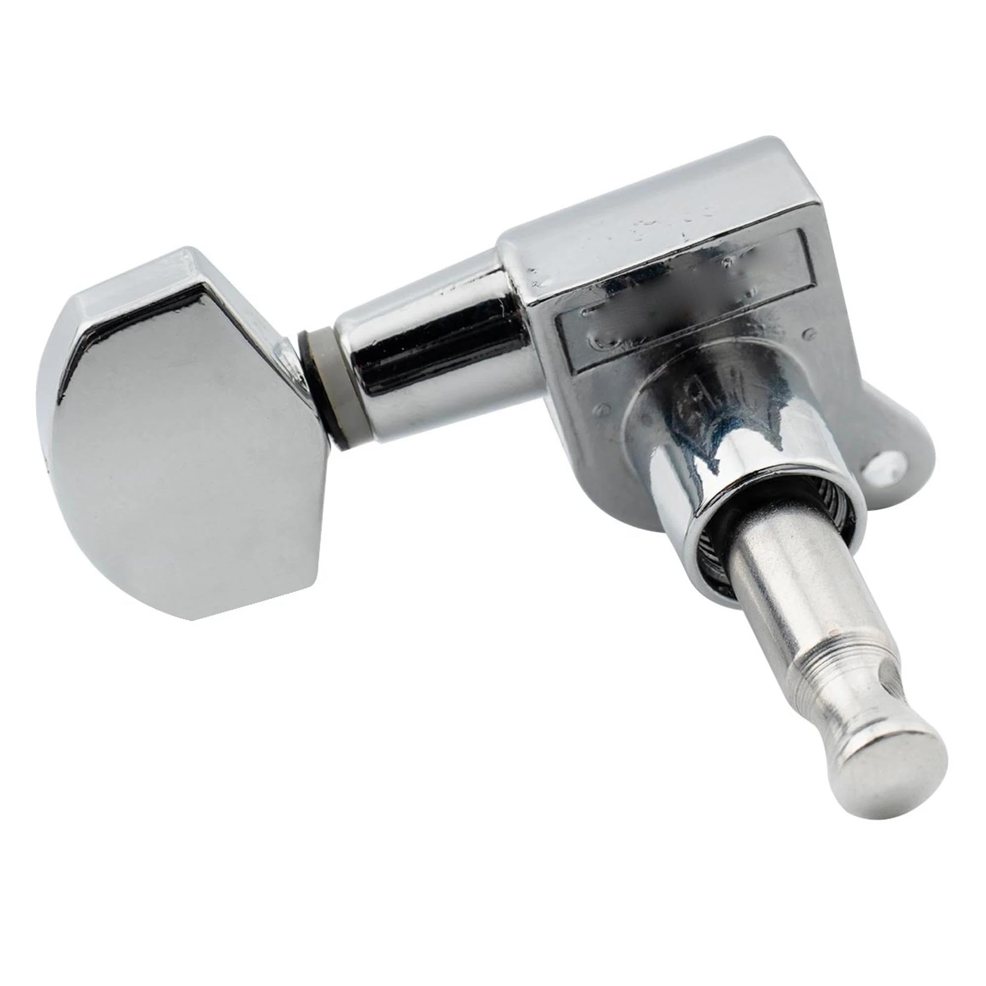 Juego De Afinador Profesional Incluido Para ST Tele Y Otras Guitarras Clavijas Afinación Universales Guitarra(Silver)