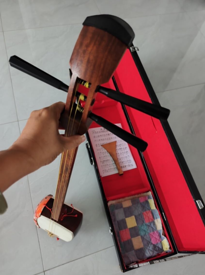 Shamisen, Padauk Wood tradycyjny japoński 3-strunowy instrument muzyczny