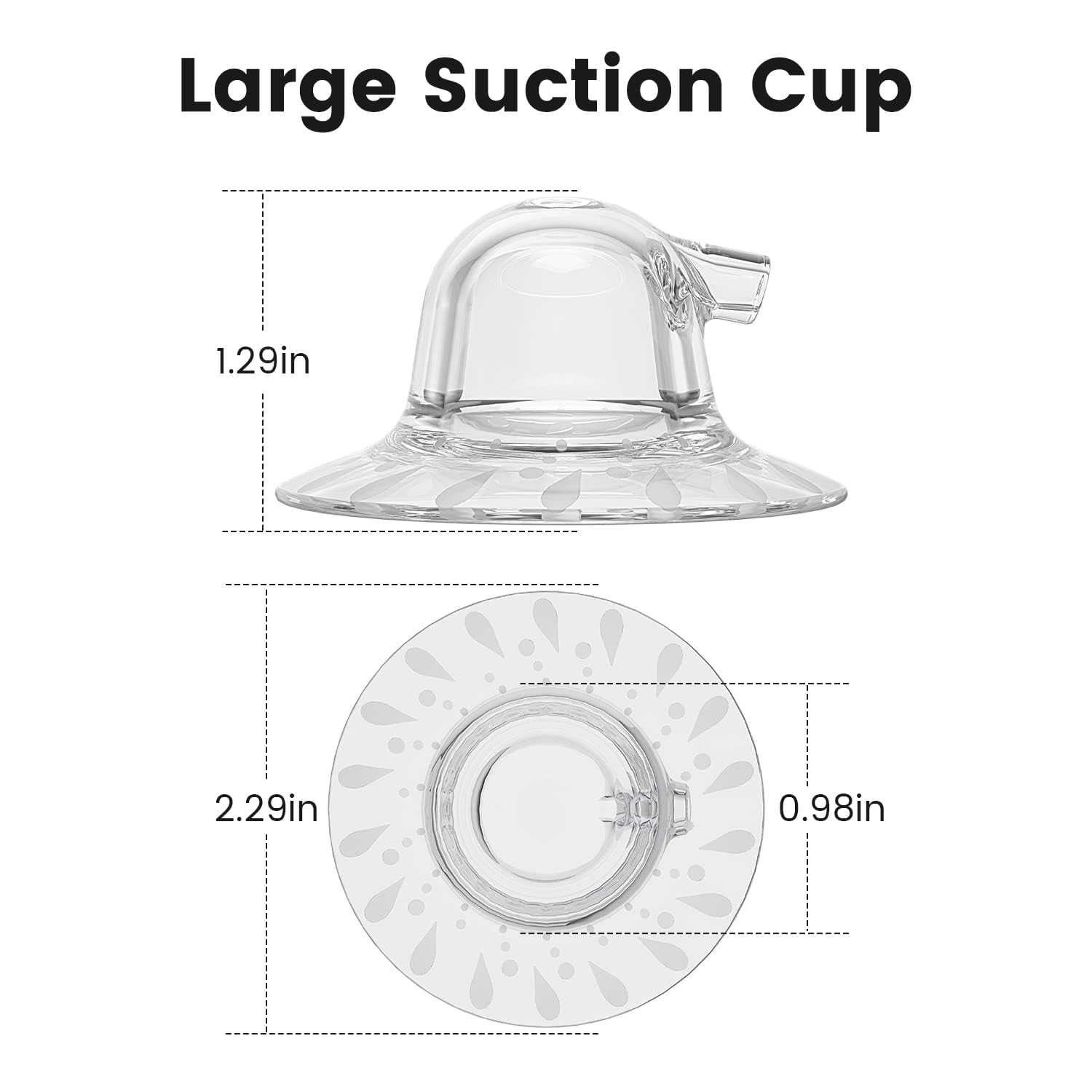 Lot de 2 ventouses pour correcteur de mamelon 25 mm