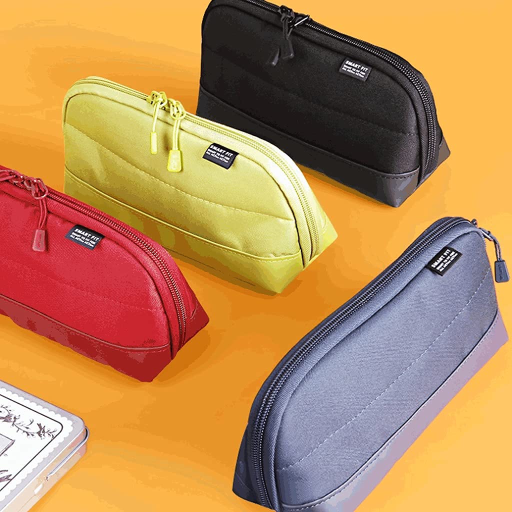 Caja de lápices caja de lápices de gran capacidad impermeable, bolso de almacenamiento de papelería multifuncional con cremallera, bolsa de cosmética portátil bolsa de viaje-4colors bolso de bolsa