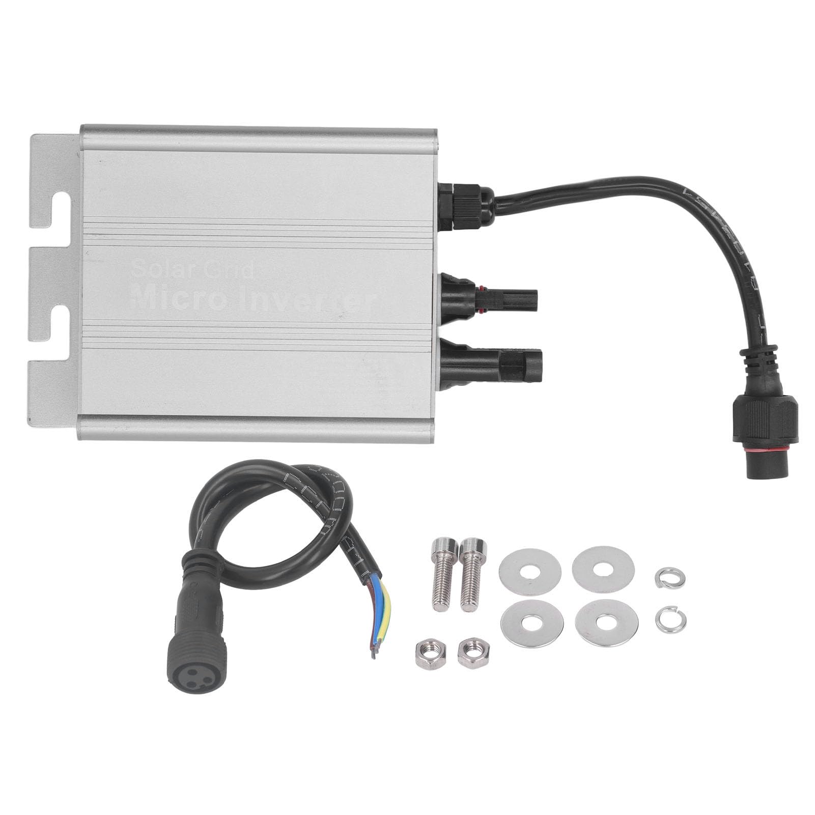 Hyuduo Kompakter Solar-Mikro-Wechselrichter IP65, Aluminiumlegierung, Hocheffiziente MPPT-Technologie, Ideal für Wohnmobile und Schiffe, 260 W (260W)