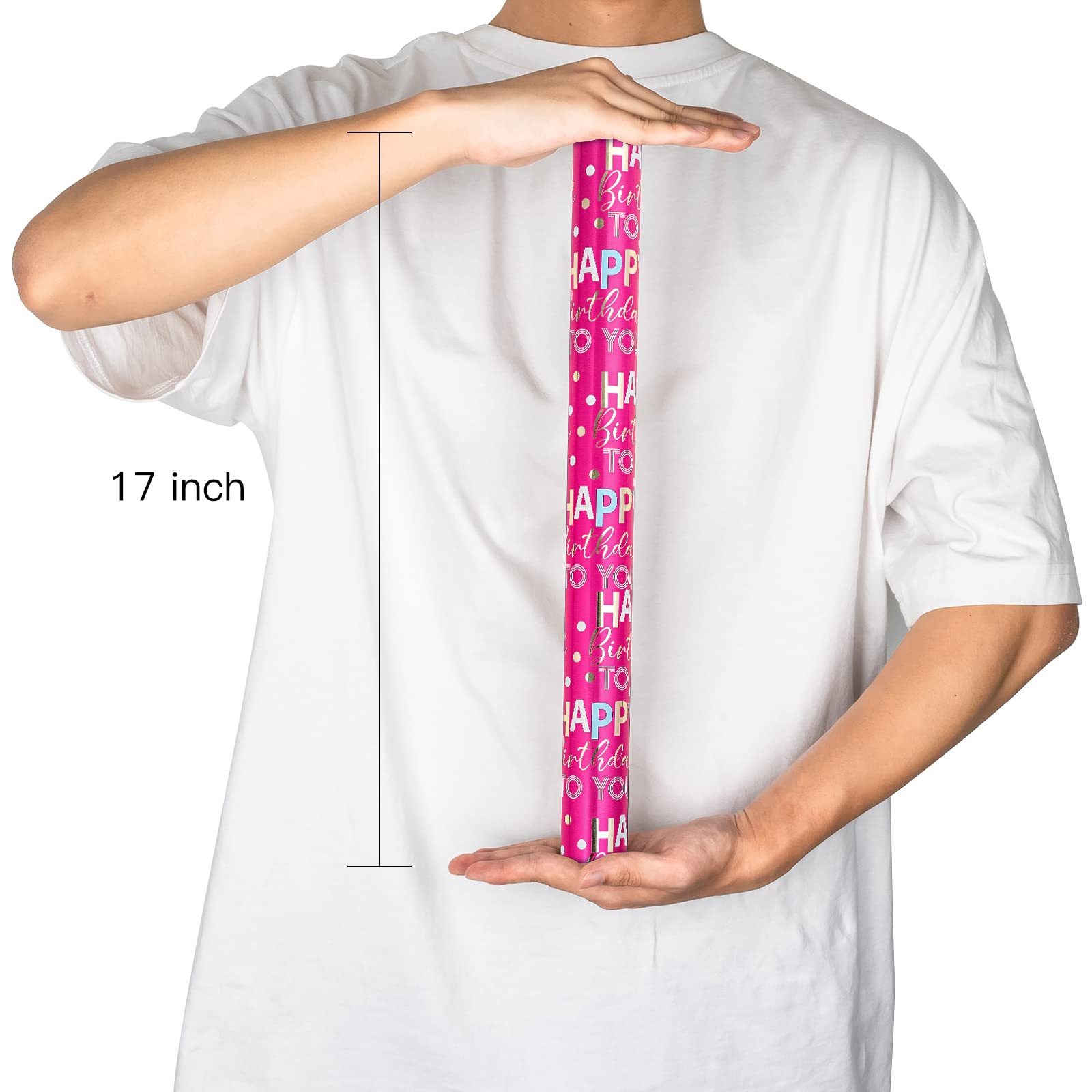 Pineraap Dragon Wrapping Paper Roll, 17In x 16.4Ft - Mini