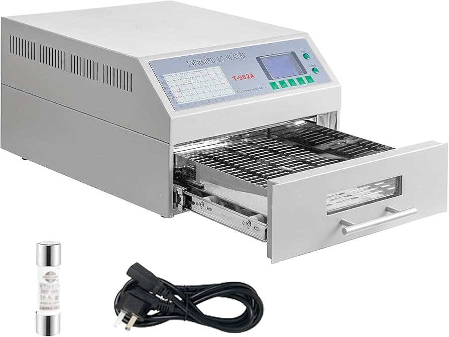 Amazon.co.jp: リフローはんだ付けマシンT-962/T-962A、自動リフロー