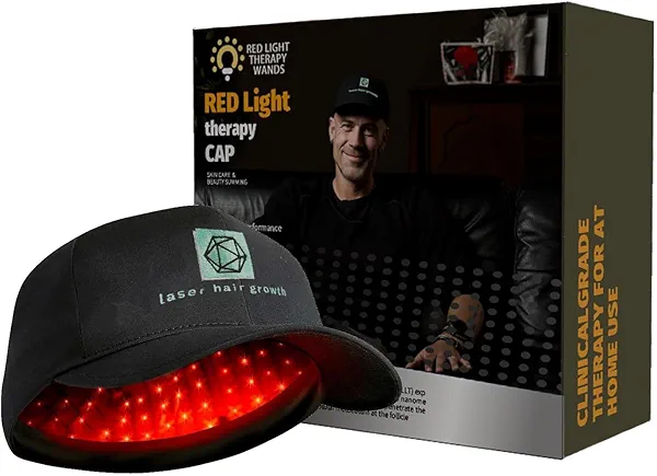 Laser Hair Growth Cap, Low level laser therapy (LLLT) equipment for promoting hair growth in women and men