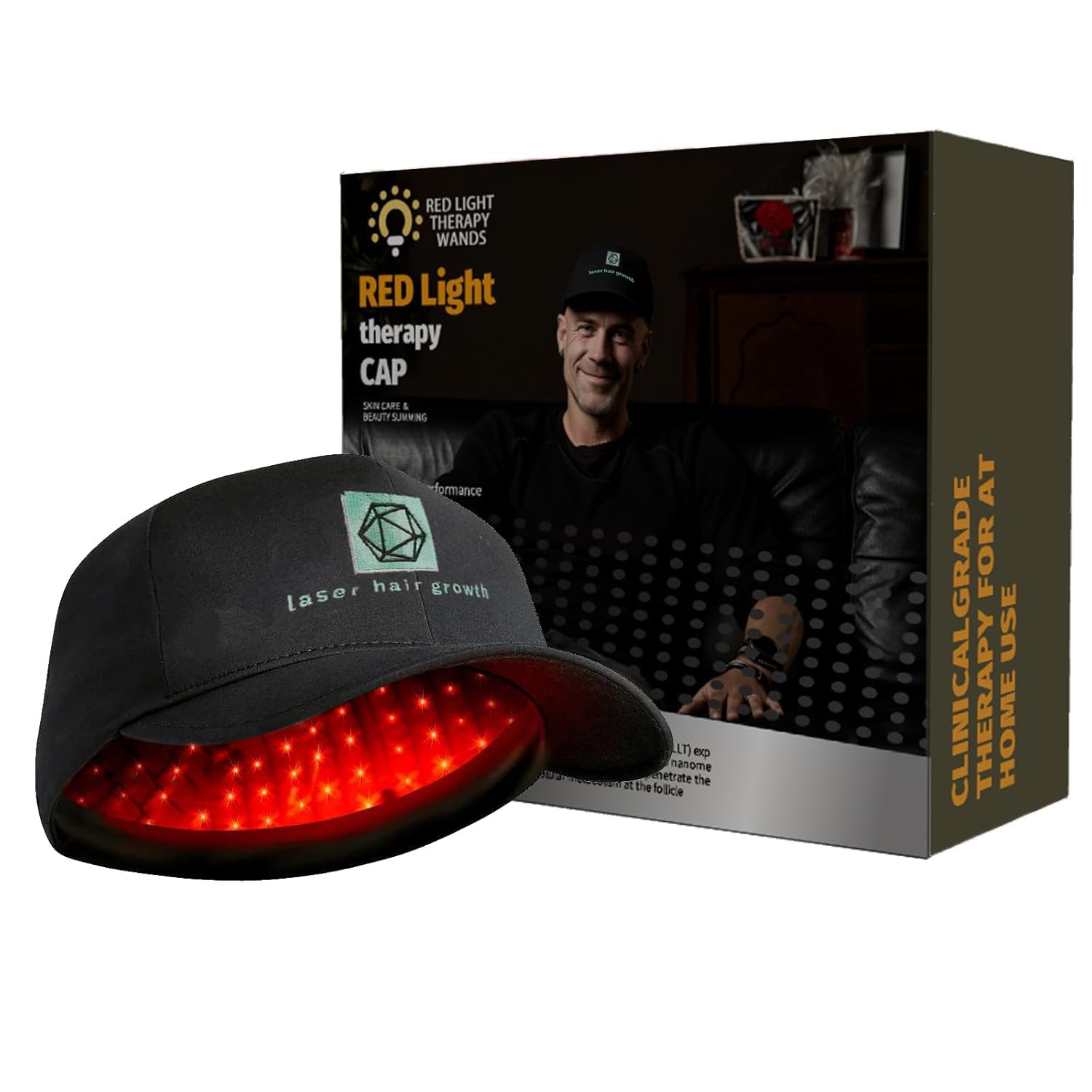 Photo 1 of ***DAMAGED - SEE NOTES/PICTURES*** Laser Hair Growth Cap, Low level laser therapy (LLLT) equipment for promoting hair growth in women and men