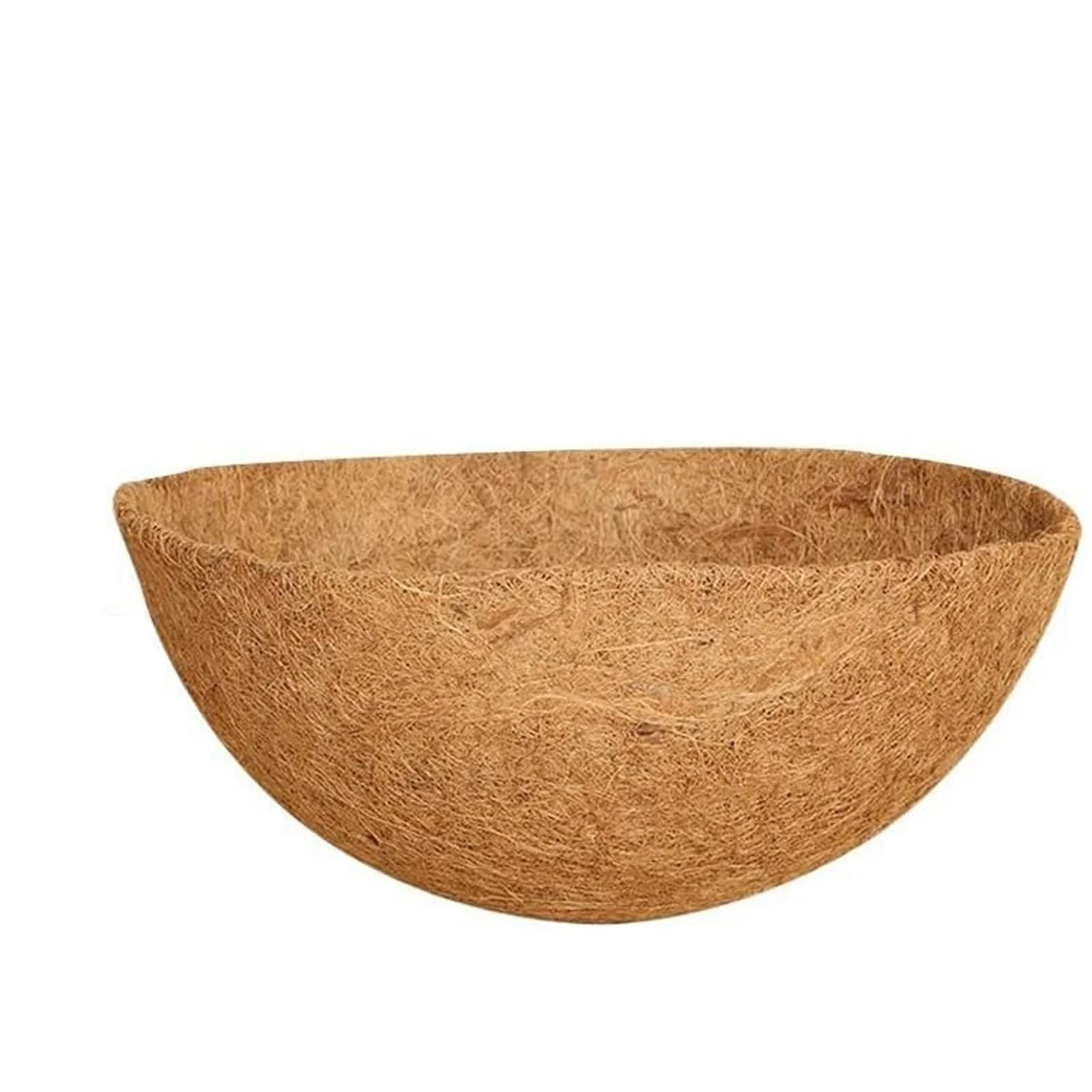 XUCZHAI 10/16 Inch Hanging Basket Liner Round Planter For Coco Fiber Liners For Baskets Plant For Planter Window Box Flower Basket(16 inch)
