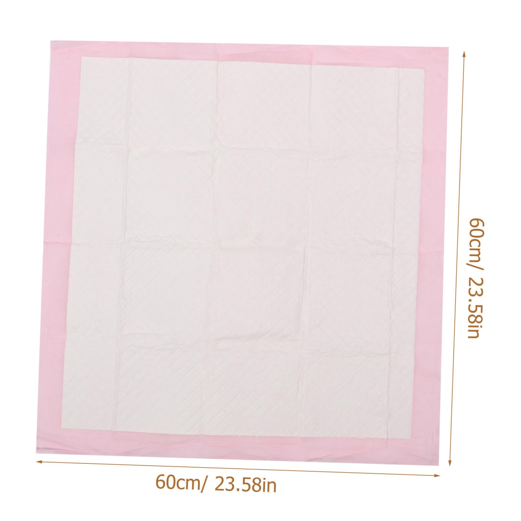Alèses D'entraînement Épaisses pour Chien, 40 Pièces, 60x60 Cm | Non-tissé Rose, Très Absorbantes, Usage Extérieur et Cage pour Animaux, Format 1 Paquet