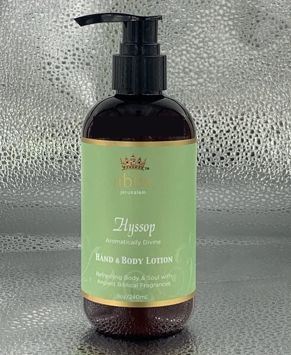 Abba OilBody Lotion - Hyssop (8 oz with pump) 1 pk
