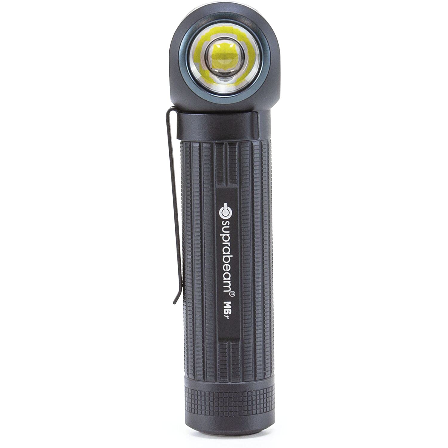 Suprabeam M6r Lampe frontale et lampe de poche LED étanche avec 600 lumens, intensité variable en continu et base magnétique intégrée