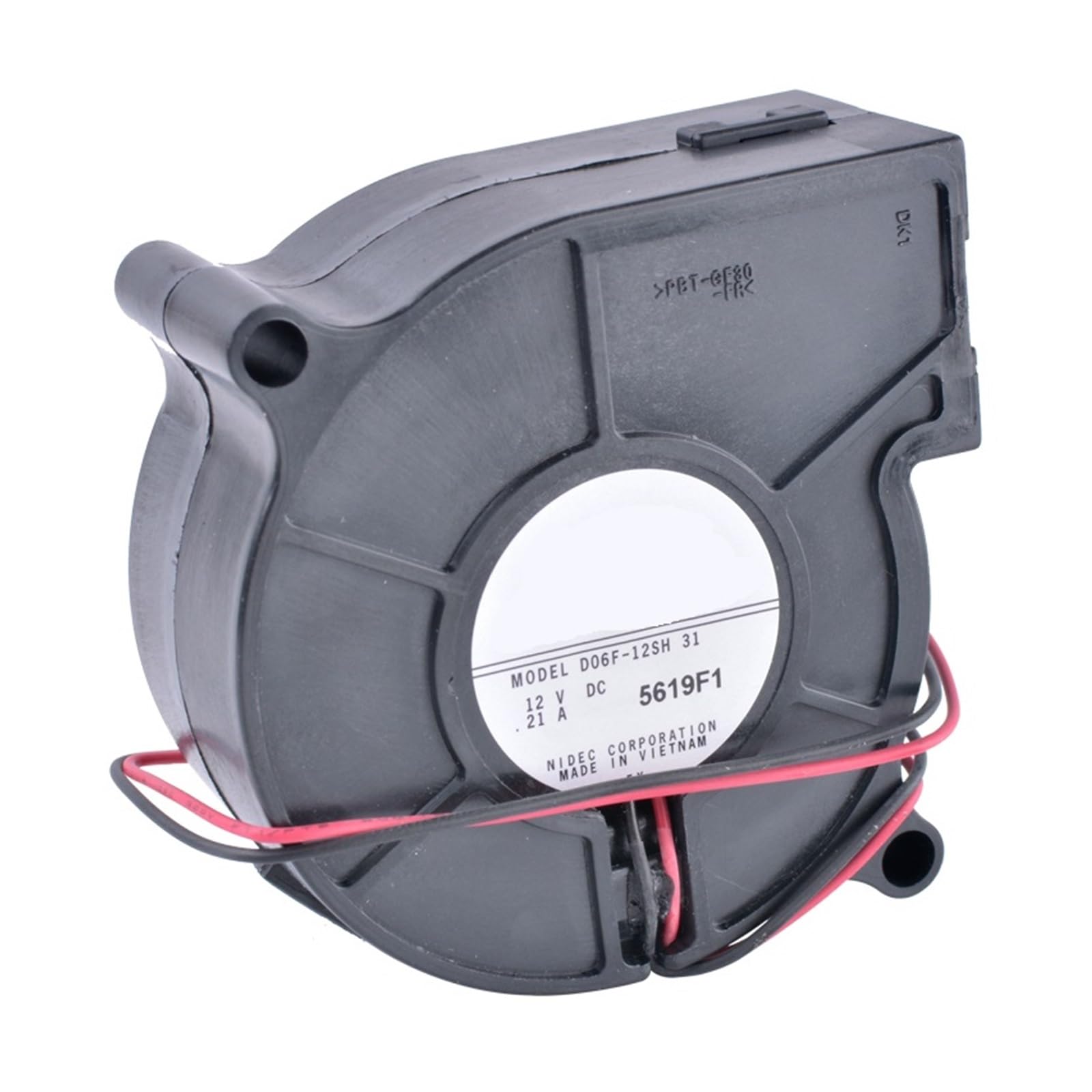 Ventilateur 60mm DC12V centrifuge D06F-12SH pour refroidissement durable d'humidificateurs