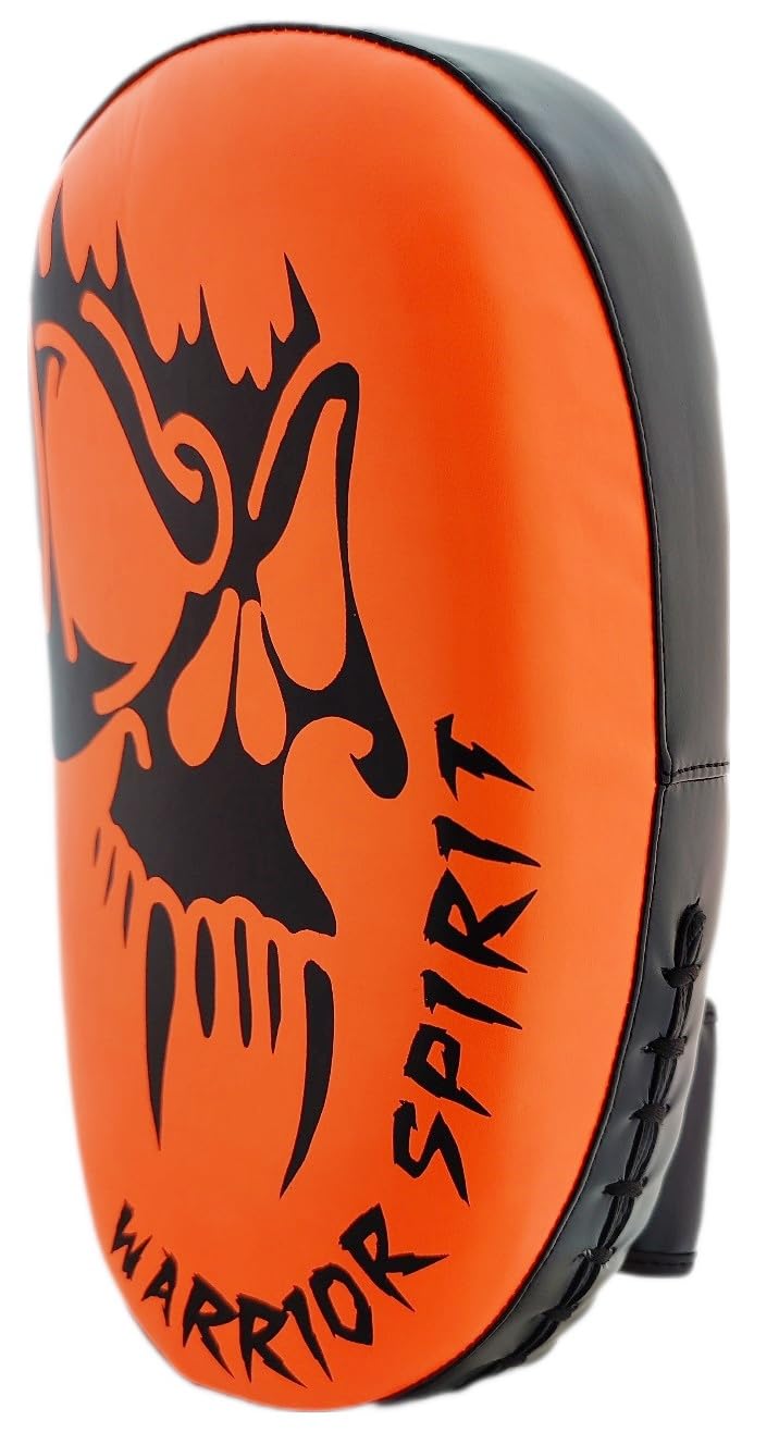 Colpitore PAO Curvo Professionale – Scudo Thai Per Muay Thai, Kick Boxe, MMA, Imbottitura Anti-shock, 40x20x10 Cm