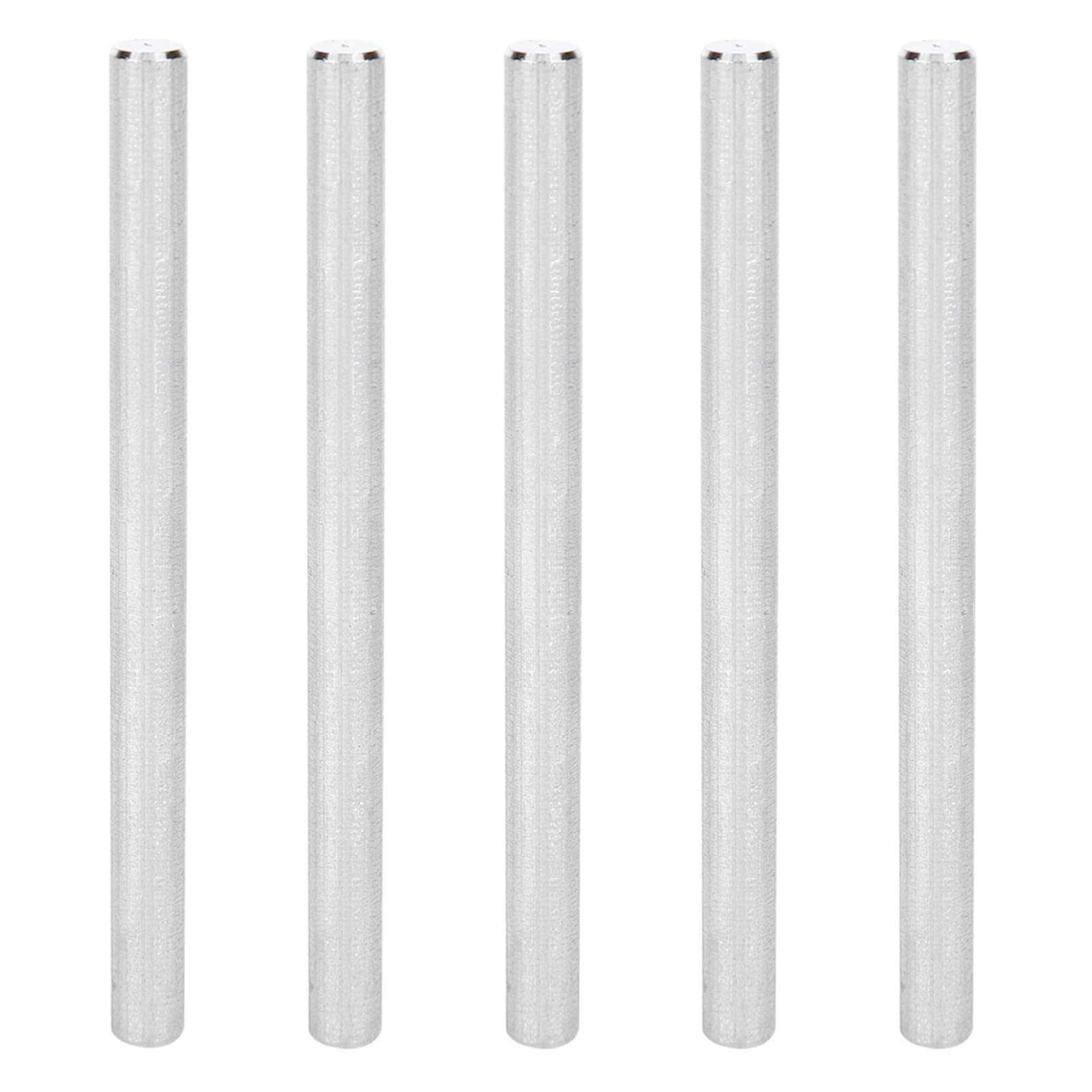 5Pcs Stainless Steel Round Rod, Robot Round Shaft Metal Solid Rod Gear Axle, Mechanical Model Round Toy Car Gear Shaft, for Variety Robots