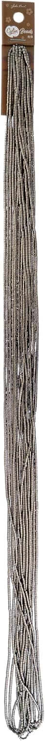 John Bead 23g Cylin Beads Steel 11/0 Glass Cylindrical Seed Beads for Jewelry Bracelets Necklaces Earrings Making Embroidery