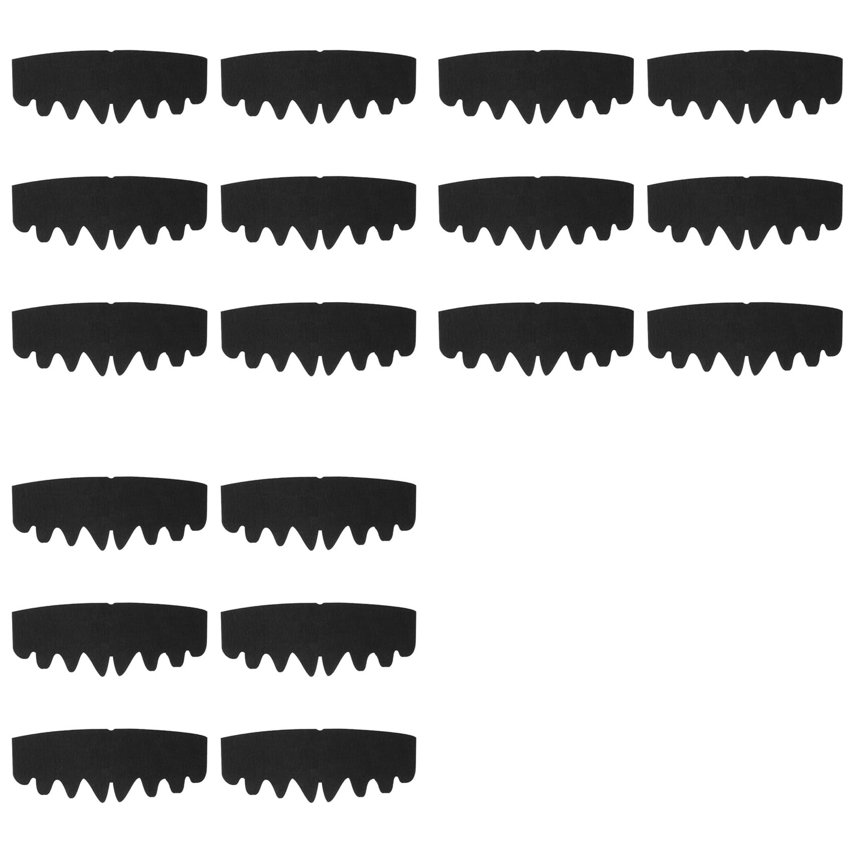 Hndhbfgrt 18X Baseball Caps Inserts Shapers, Flexible Washable Reusable Hat Liner Cap Fitter Inserts, Felt Hat Sweat Liner 6pcs