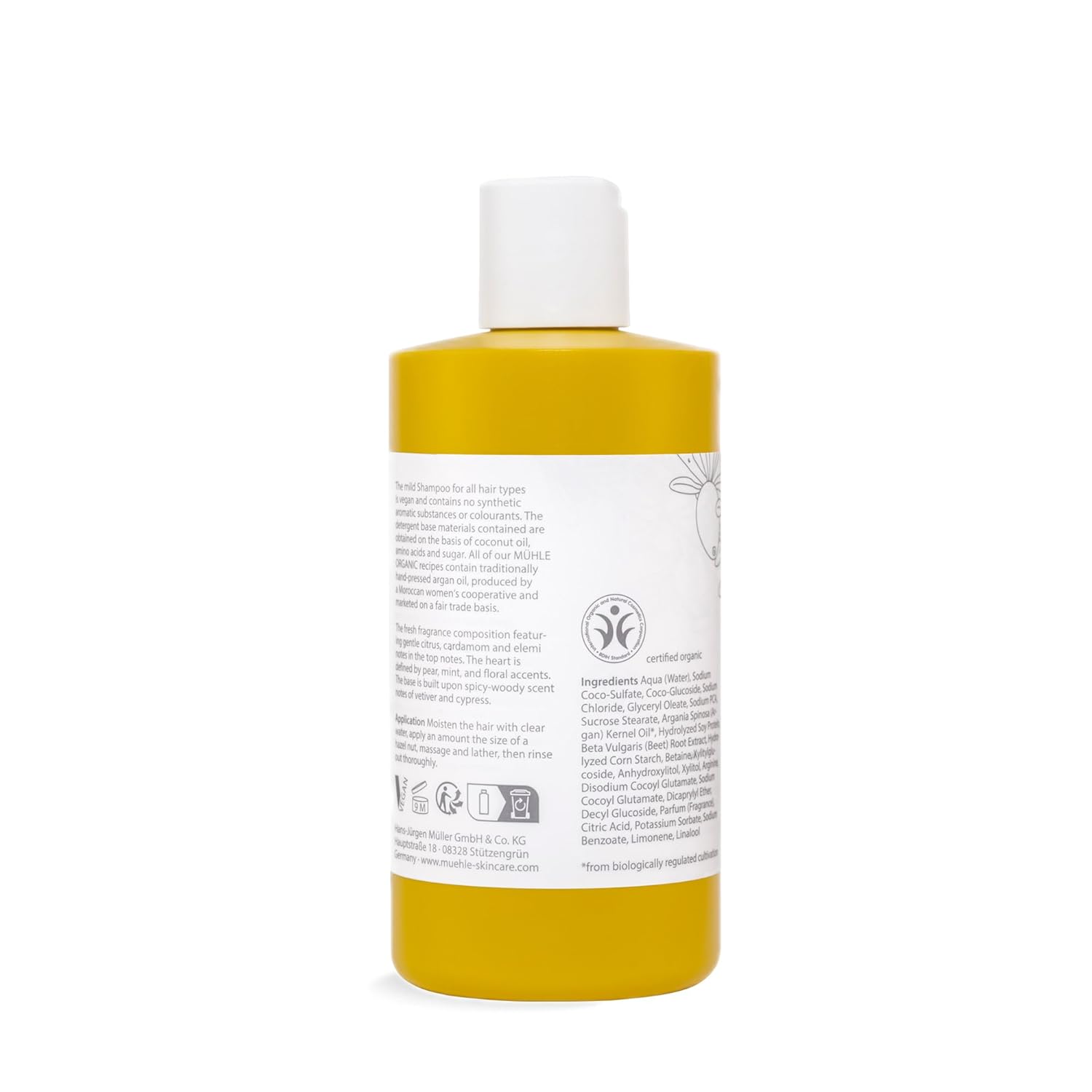 MÜHLE Organic Hair Shampoo, 250 ml