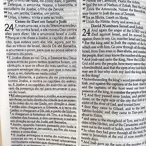 Bíblia Bilíngue BKJ 1611 Fiel - Capa Marrom - Imagem 5