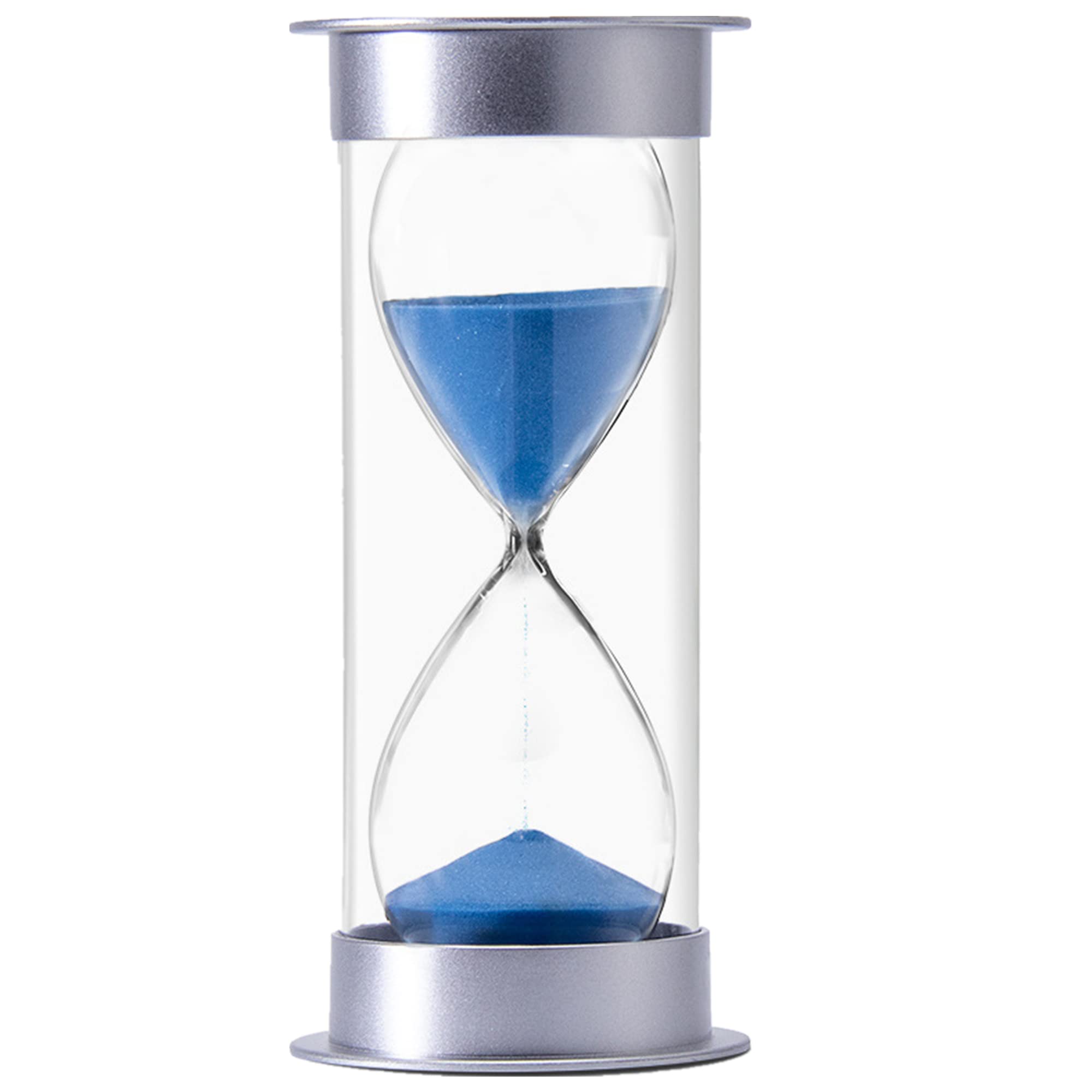 JIEHET Hourglass Sand Timer 5 Minutes, Dual Protection Hour Glass with Sand, Sand Timer for Kids Safety Sand Clock Watch