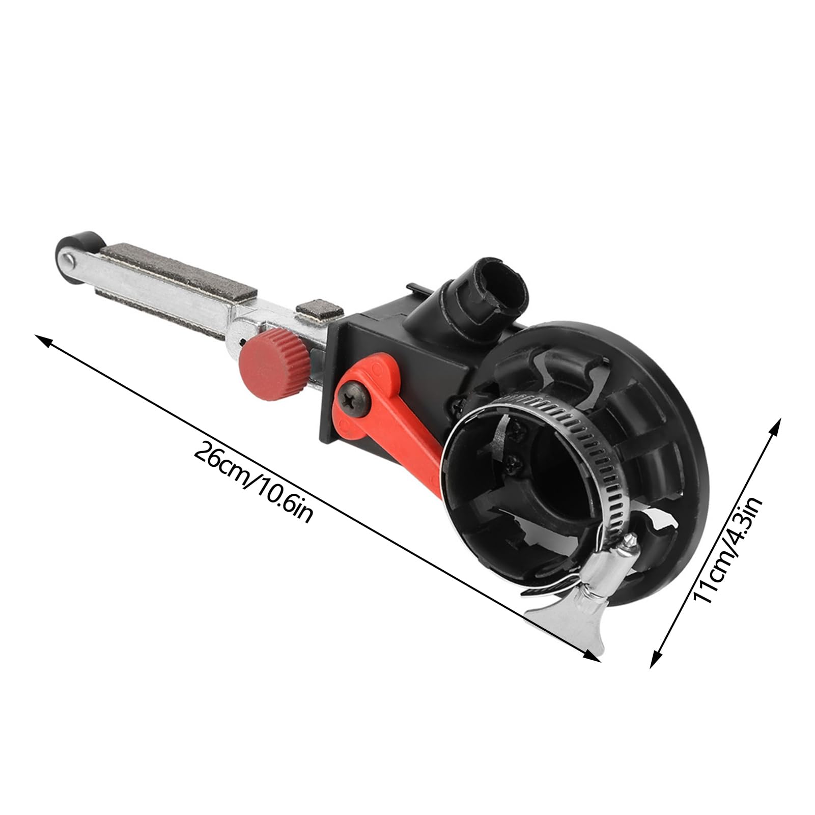 Mini Adattatore Smerigliatrice a Nastro, Adattatore Elettrica Angolare Levigatrice Set per Lucidatura di Vetro Legno Metallo Plastica M14