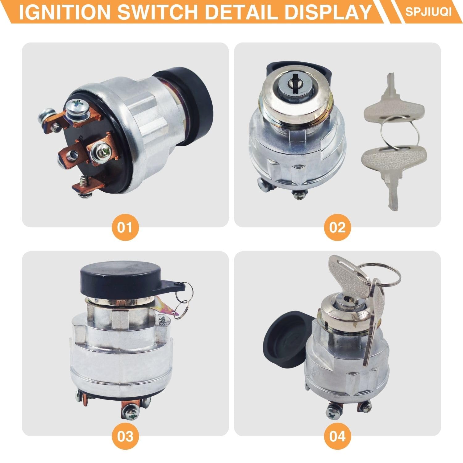 Ignition Switch 385201160 385202910 385200101 for Perkins Engine 103 400 402D-05 403D-07 403D-11 403D-15 404D-22 Switch 332/G8092 for JCB Excavator 801 803