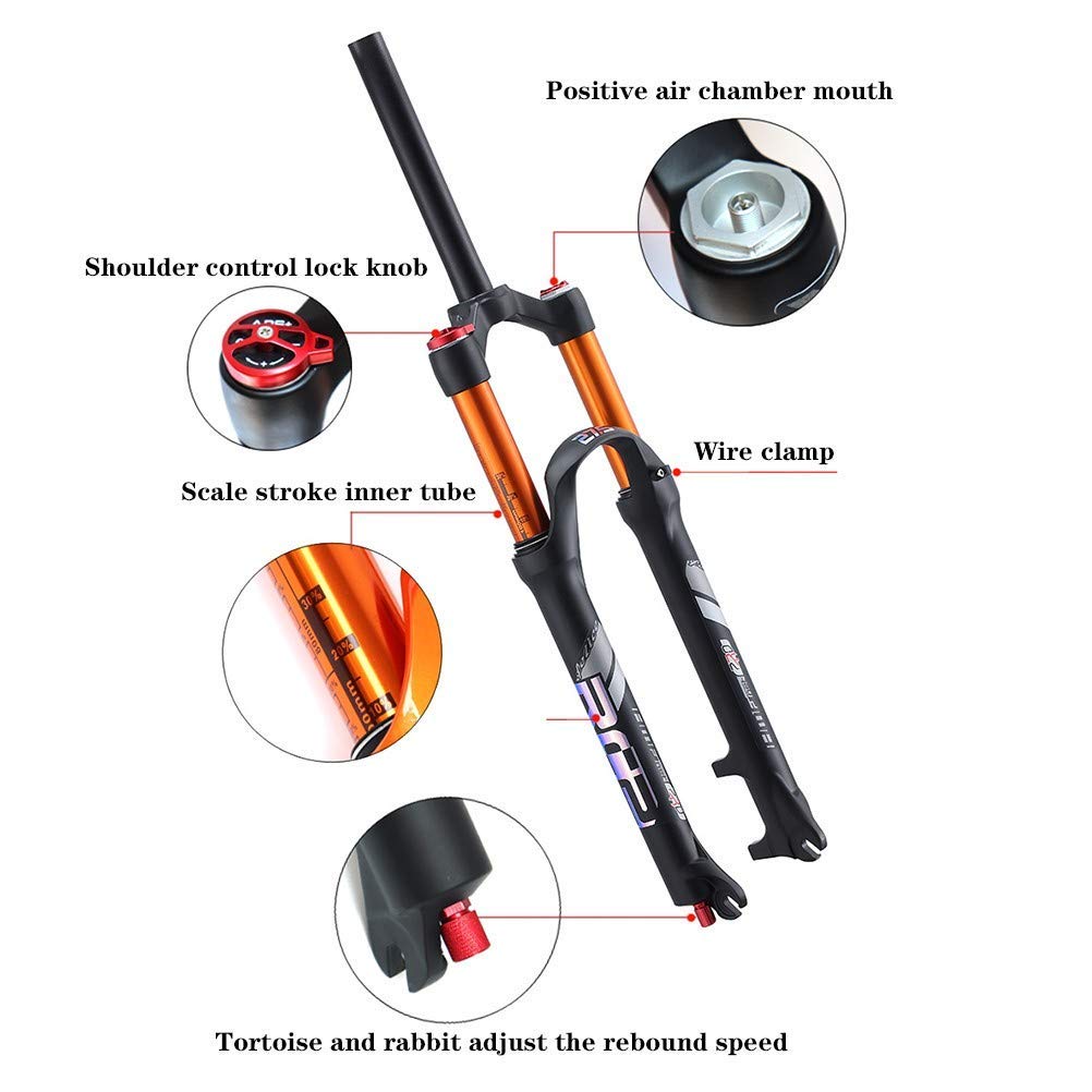 Amazon | MTBサスペンションエアフォークマウンテンバイクフロント