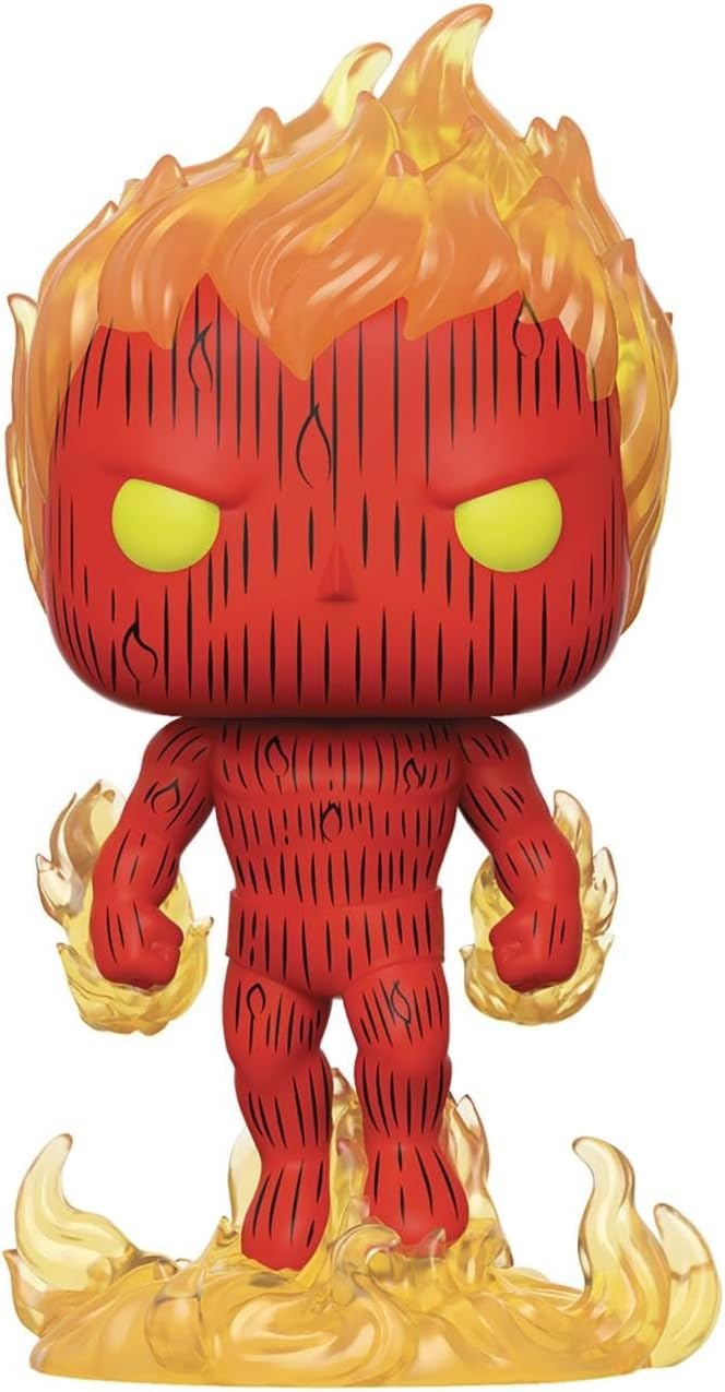 POP! Marvel: Fantastic Four - the Human Torch Torch - Collectable Vinyl Figure - Gift Idea - Official Merchandise - Toys for Kids & Adults - Comic Books Fans - Model Figure for Collectors