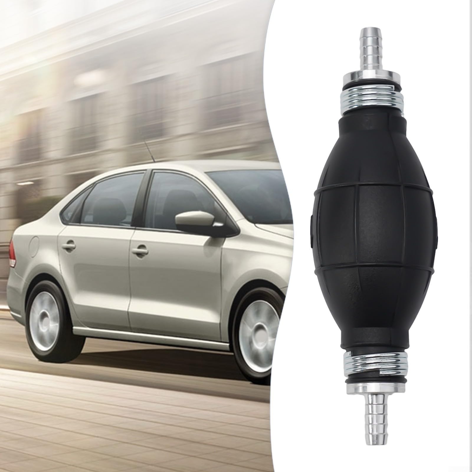 Amorçage Carburant Manuel Pompe à Main Amorceur Carburant 8mm - Pour Diesel, Essence, Eau - Bateaux, Voitures, Jardin Pompe Diesel Essence