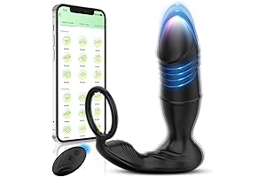 Anal Vibrator Prostate Massager with Penis Ring