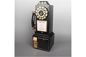 Vintage Wall Mounted Payphone Replica for Home