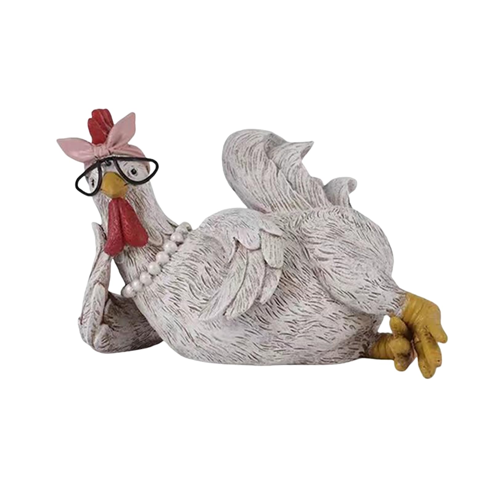 Altsuceser Good Morning Chicken Figurine Resin