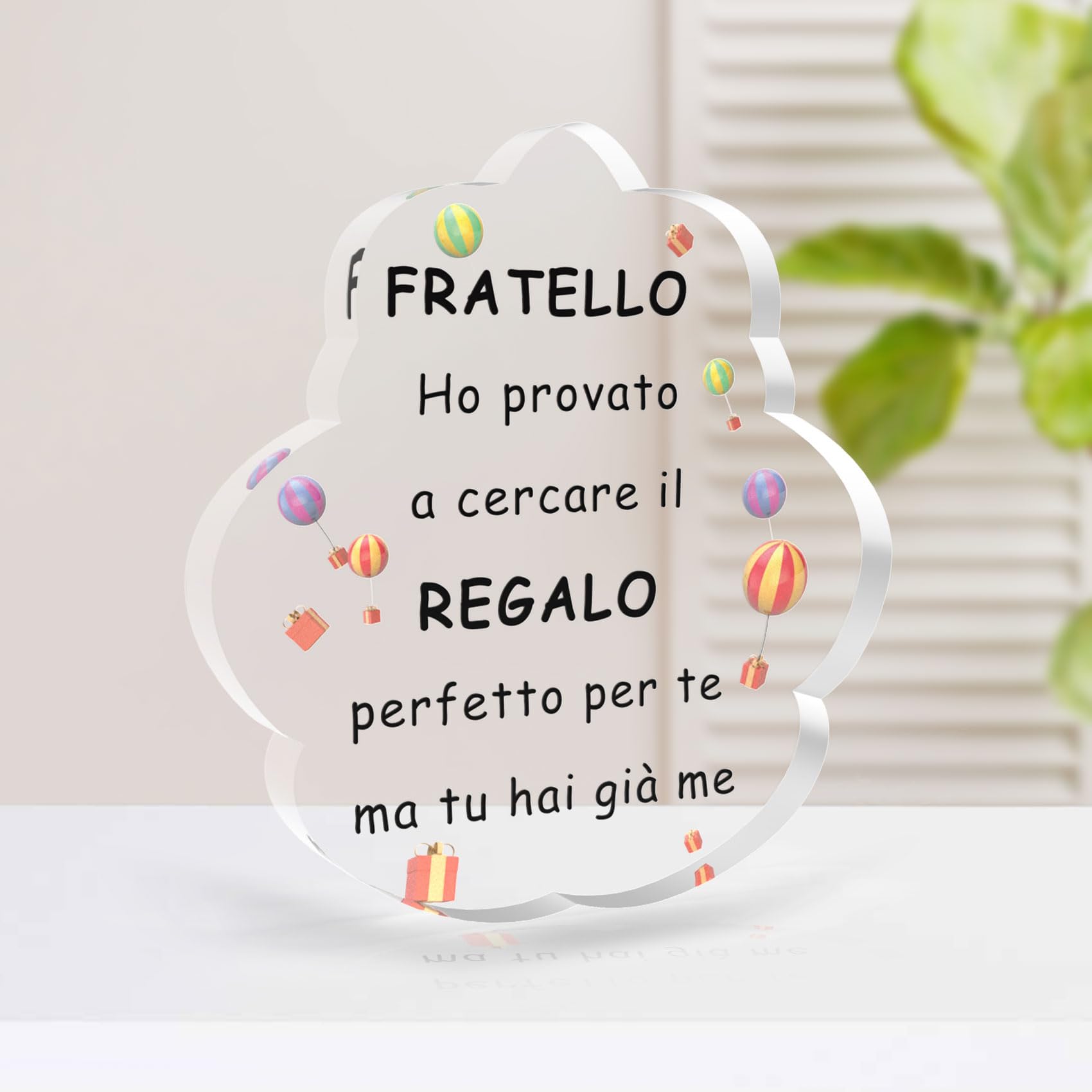 Aocaso Cuscino Copertura per Fratello Compleanno Laurea Nuovo Anno Regalo di Natale (fratello