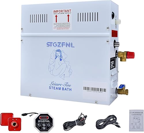 220V Steam Shower Generator, 9KW Steam Shower Kit with Digital Control, Steam Generator for Sauna, Home Steam Bath Machine, Spa Generator for