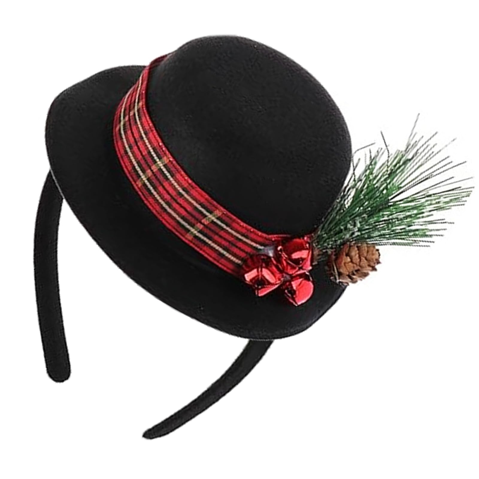 MICFENY Adjustable Party Hat Hairband Comfortable Cloth Headpiece Adults Christmas Party Costume Decoration Accessories