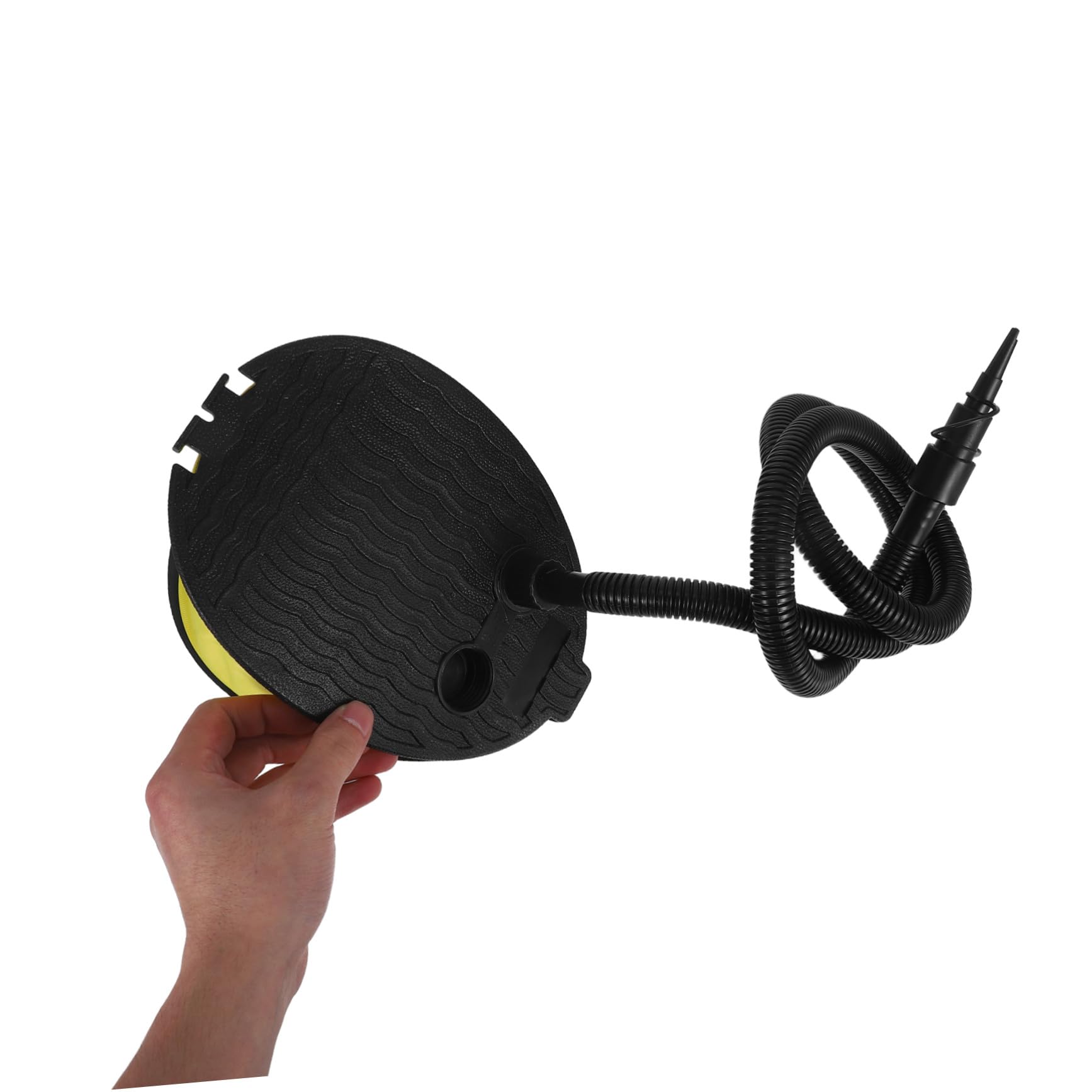 Ciieeo 2 Stück Fußpumpe Balgpumpe mit Adaptern für Luftmatratze Camping Yoga Ball Matratze Schnell Aufblasen und Entleeren ohne Strom Tragbar und Robust